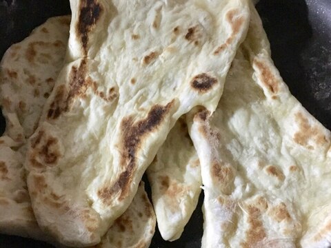 仕事がある日でも夕食にナン